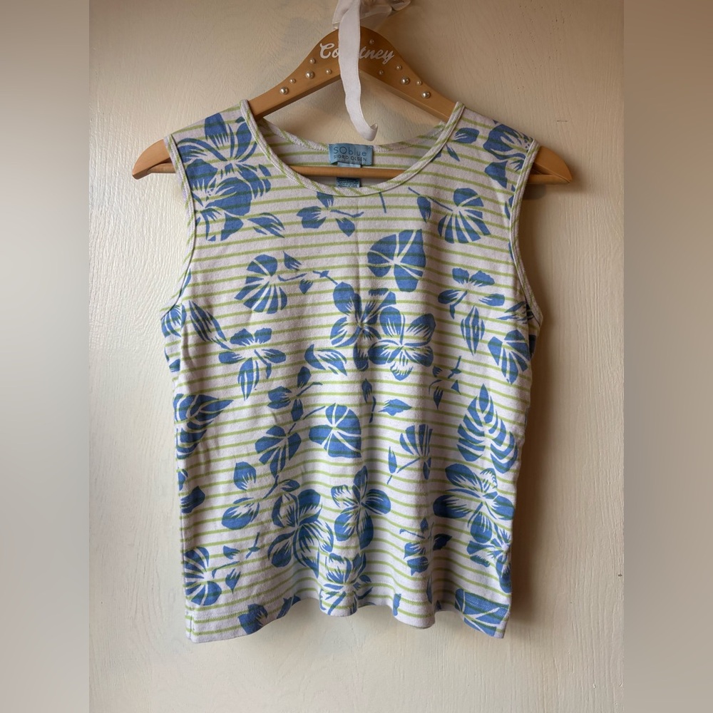 Summer floral tank